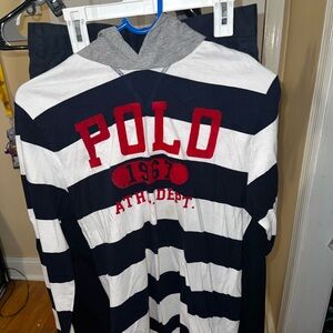 Long sleeve shirt with hood